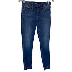 J. Crew 10” High-Rise Toothpick Light/Medium Wash Denim Skinnh Jeans-26P